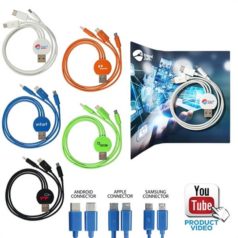 3 In 1 Multi USB Charging Cable